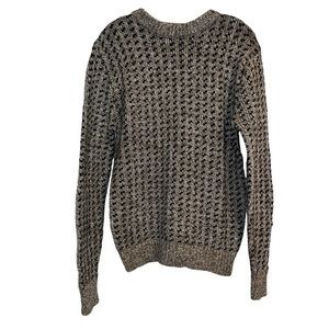 Vintage Barnaby 3d Knit Fisherman Sweater Acrylic Wool Warm Boyfriend Boxy XL